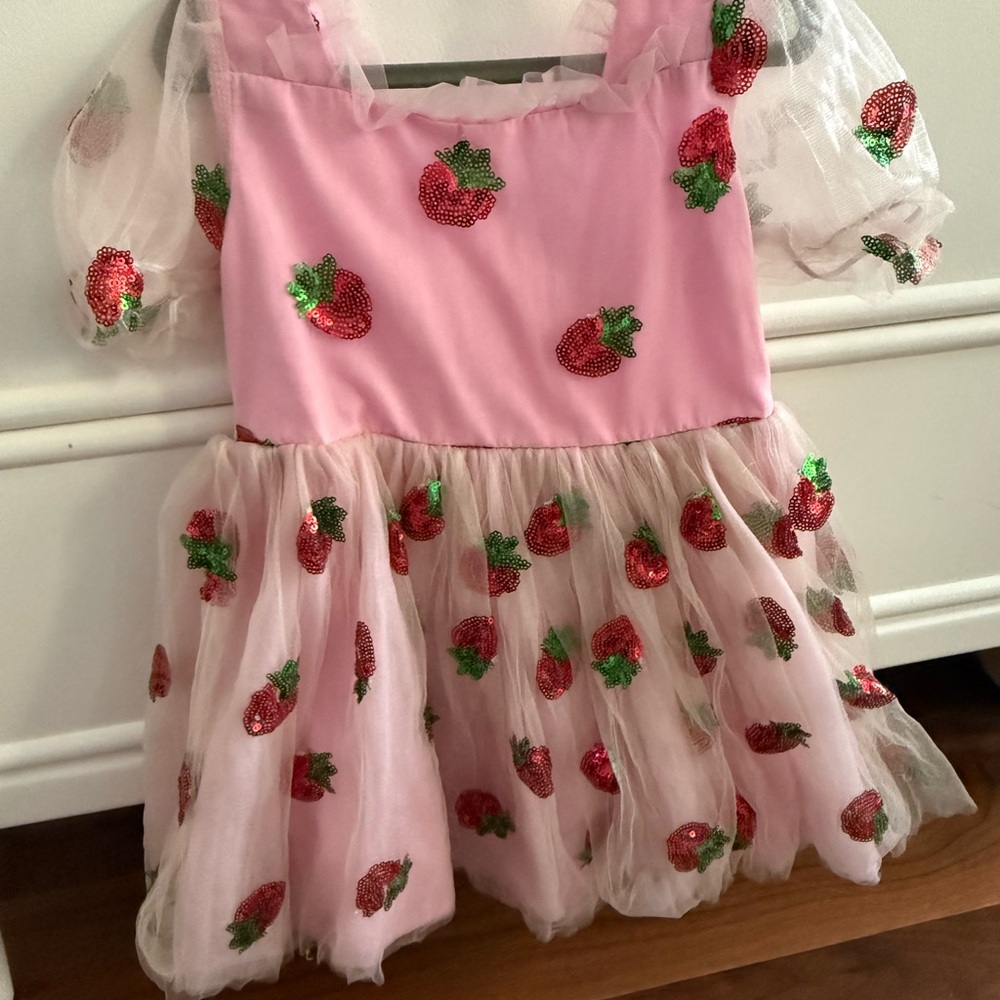 Lola and the Boys Strawberry Delight Kids Dress